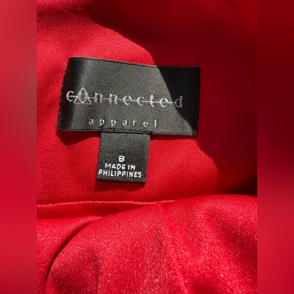 Elegant Red Chiffon Dress - very beautiful ❤️ - Picture 3 of 16